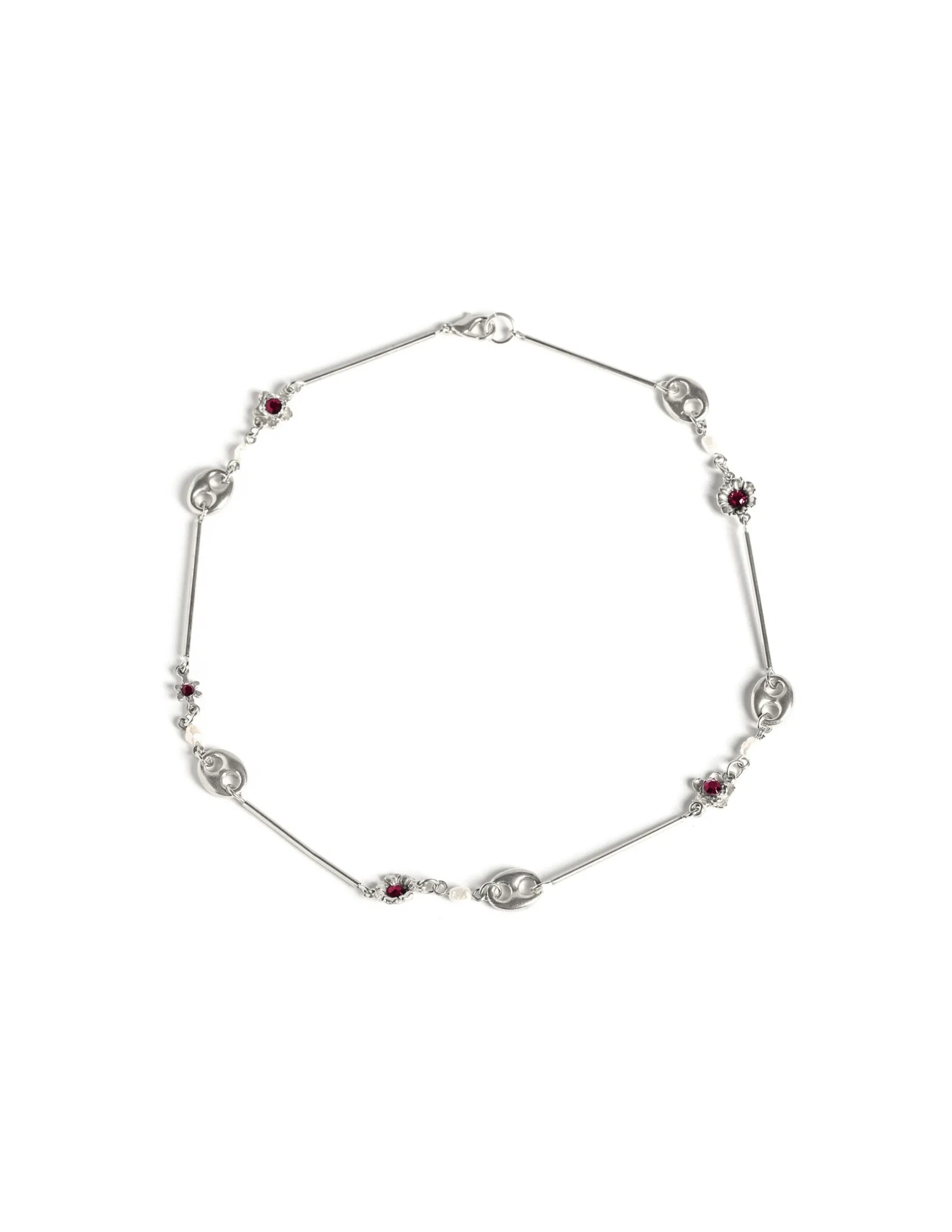 Online NÍCOLI COLLAR CADENA PERLA PLATEADO Metalizados