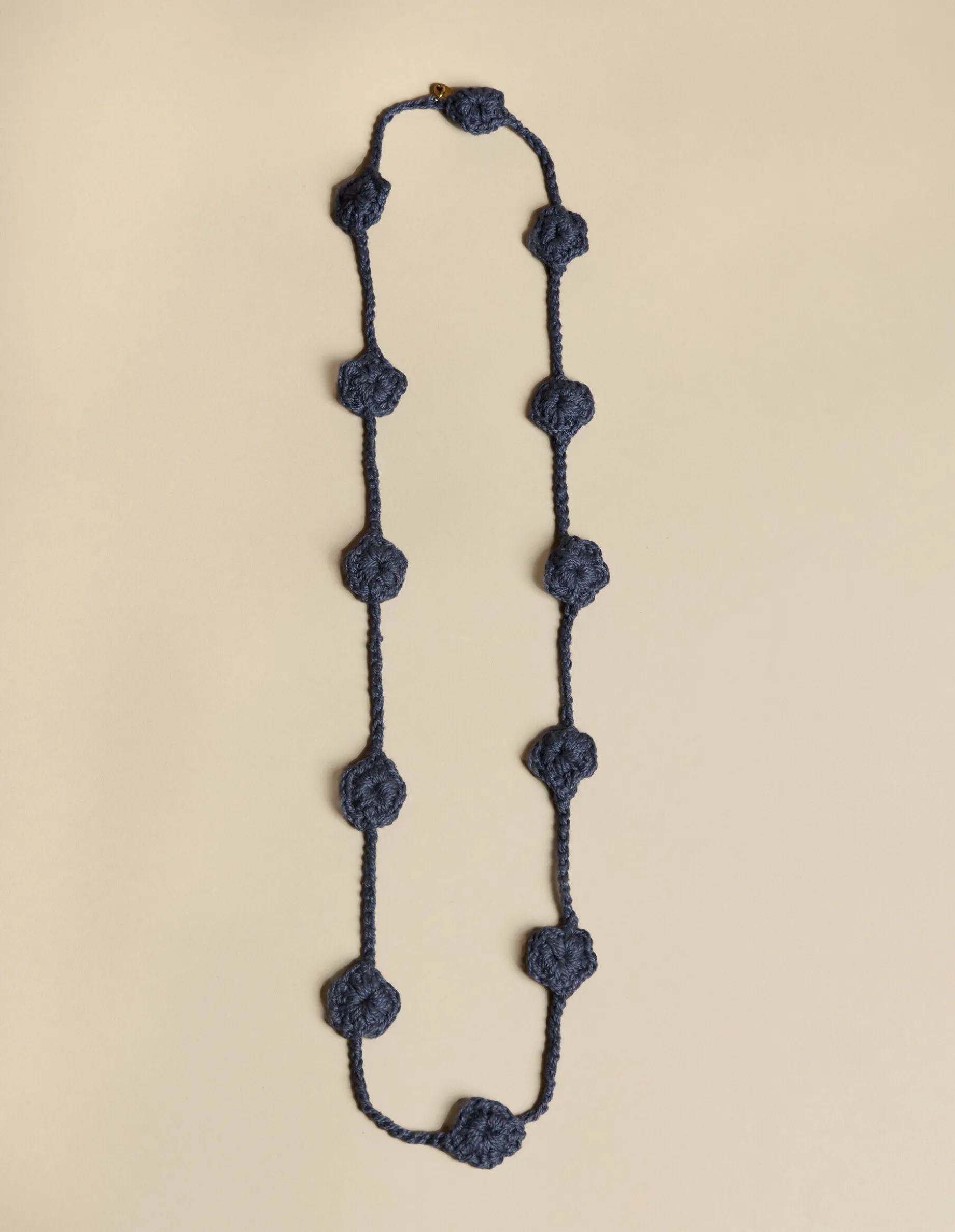 Cheap NÍCOLI COLLAR FLOR PUNTO AZUL Azulesoscuros