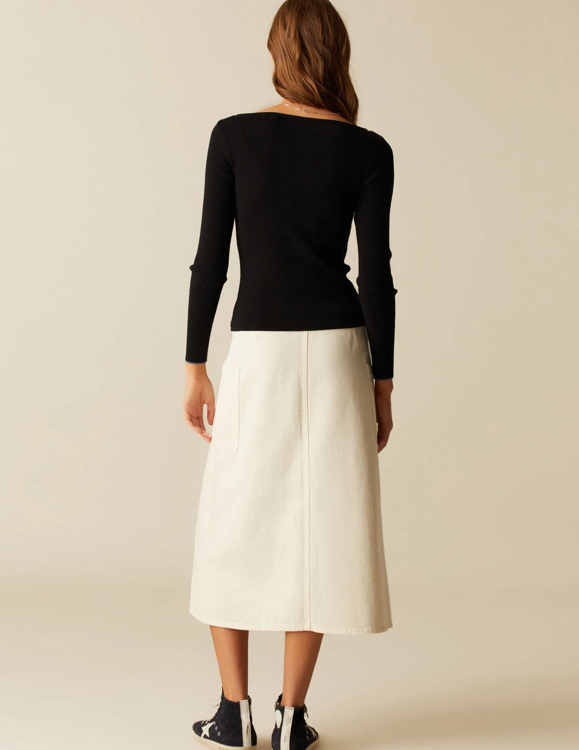 Online NÍCOLI FALDA CRUCE BOLSILLOS CRUDO Crudos