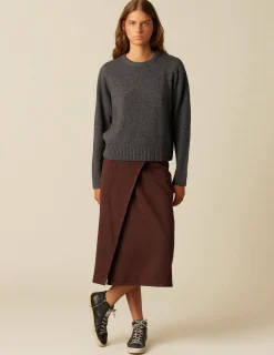 Fashion NÍCOLI JERSEY ABERTURAS LATERALES ANTRACITA Grisesantracitas