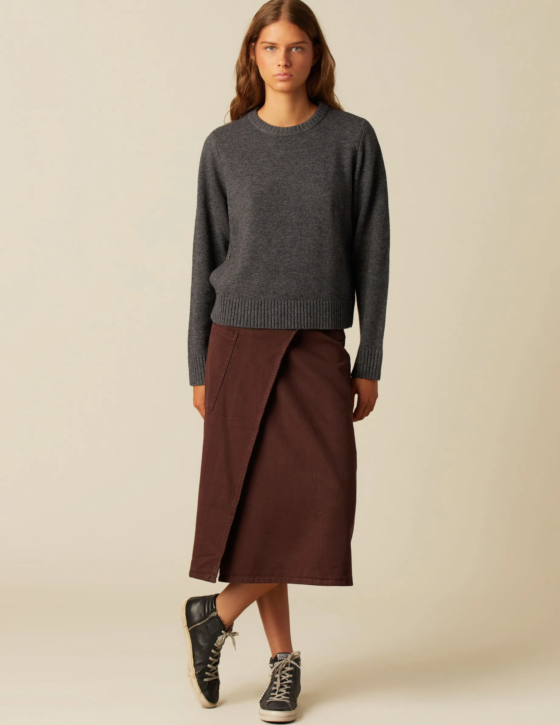 Fashion NÍCOLI JERSEY ABERTURAS LATERALES ANTRACITA Grisesantracitas