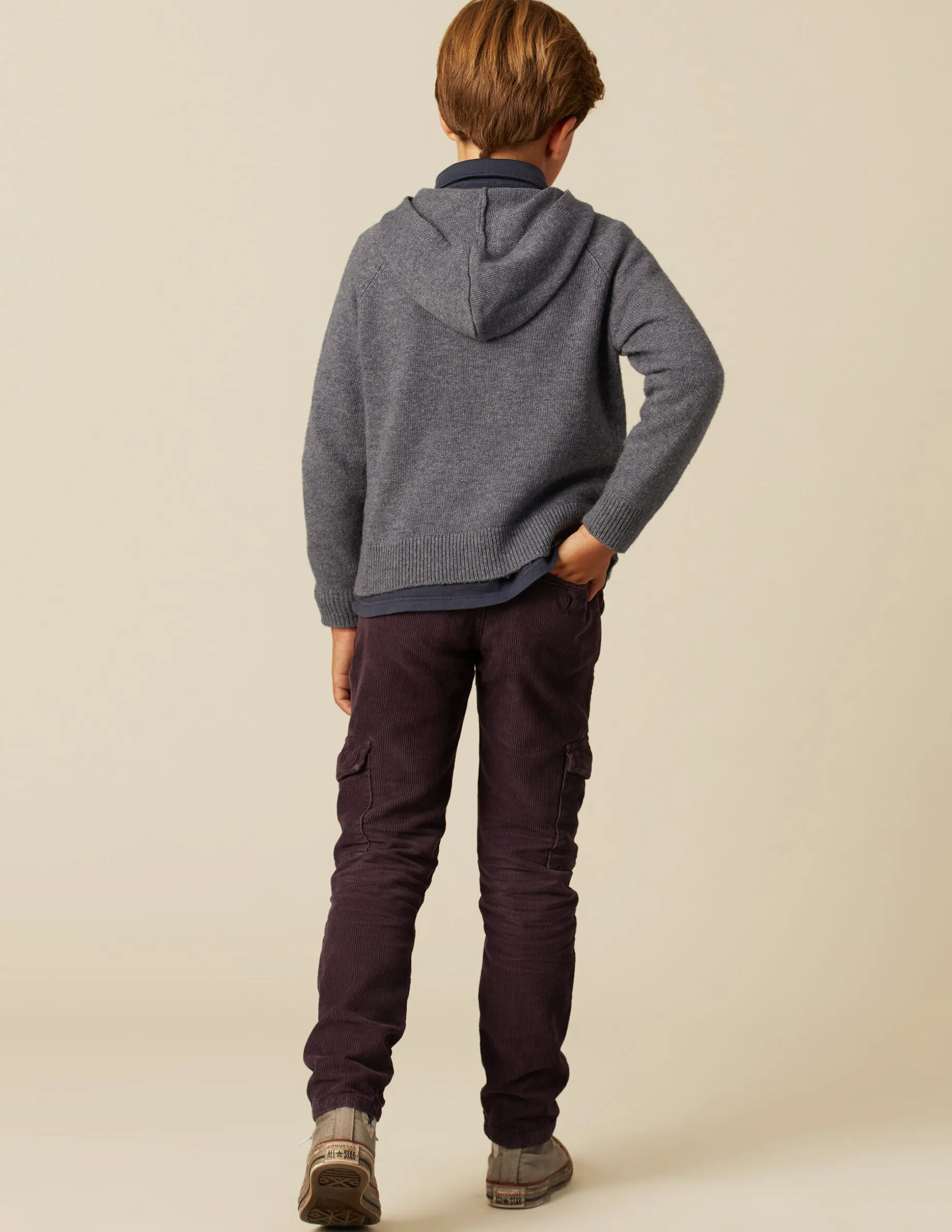 Online NÍCOLI JERSEY AZUL JASPEADO CAPUCHA Azules