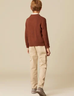 Online NÍCOLI JERSEY CUELLO PICO MARRÓN Marrones