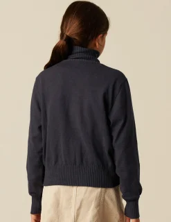 Clearance NÍCOLI JERSEY CUELLO VUELTO PUNTO AZUL Azules