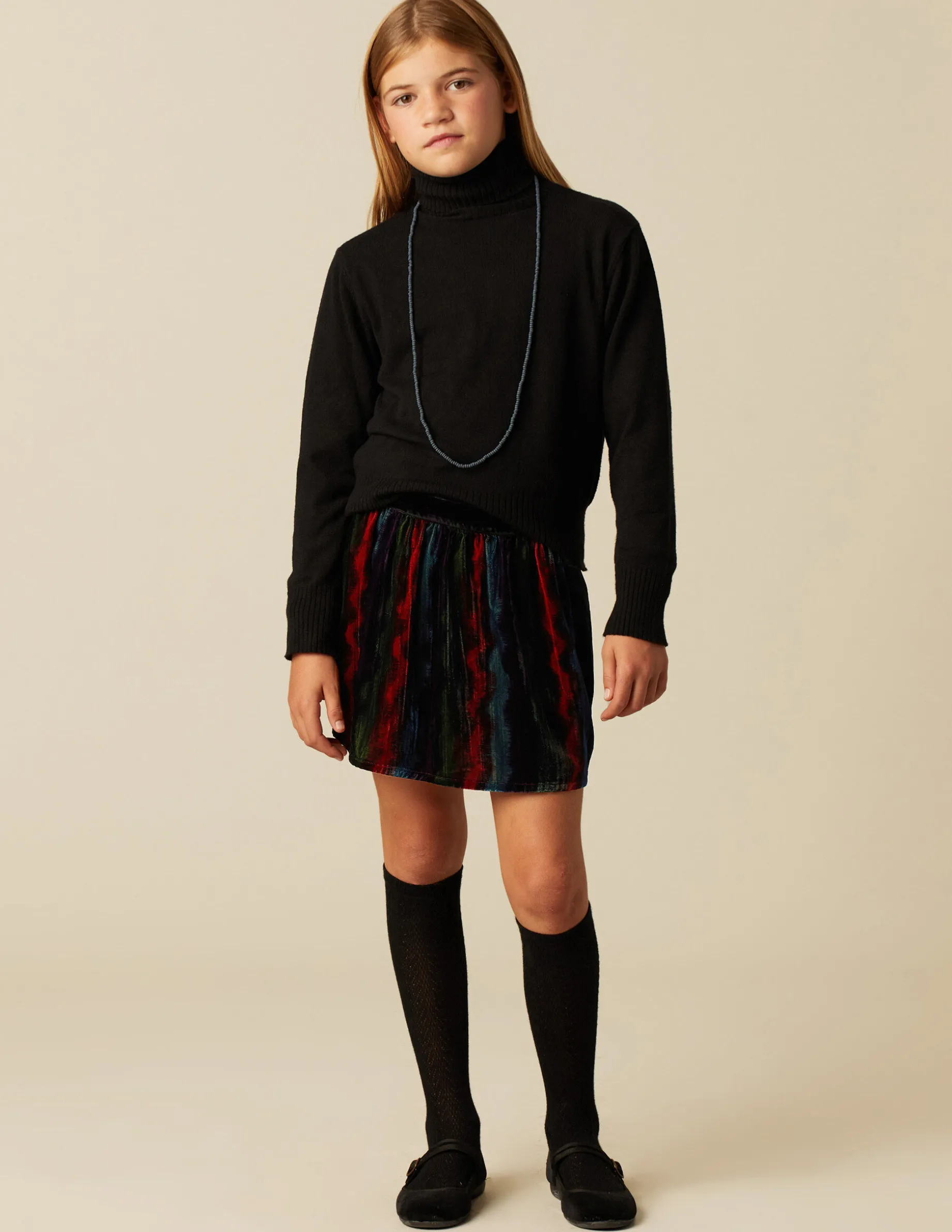 Shop NÍCOLI JERSEY CUELLO VUELTO PUNTO NEGRO Negros