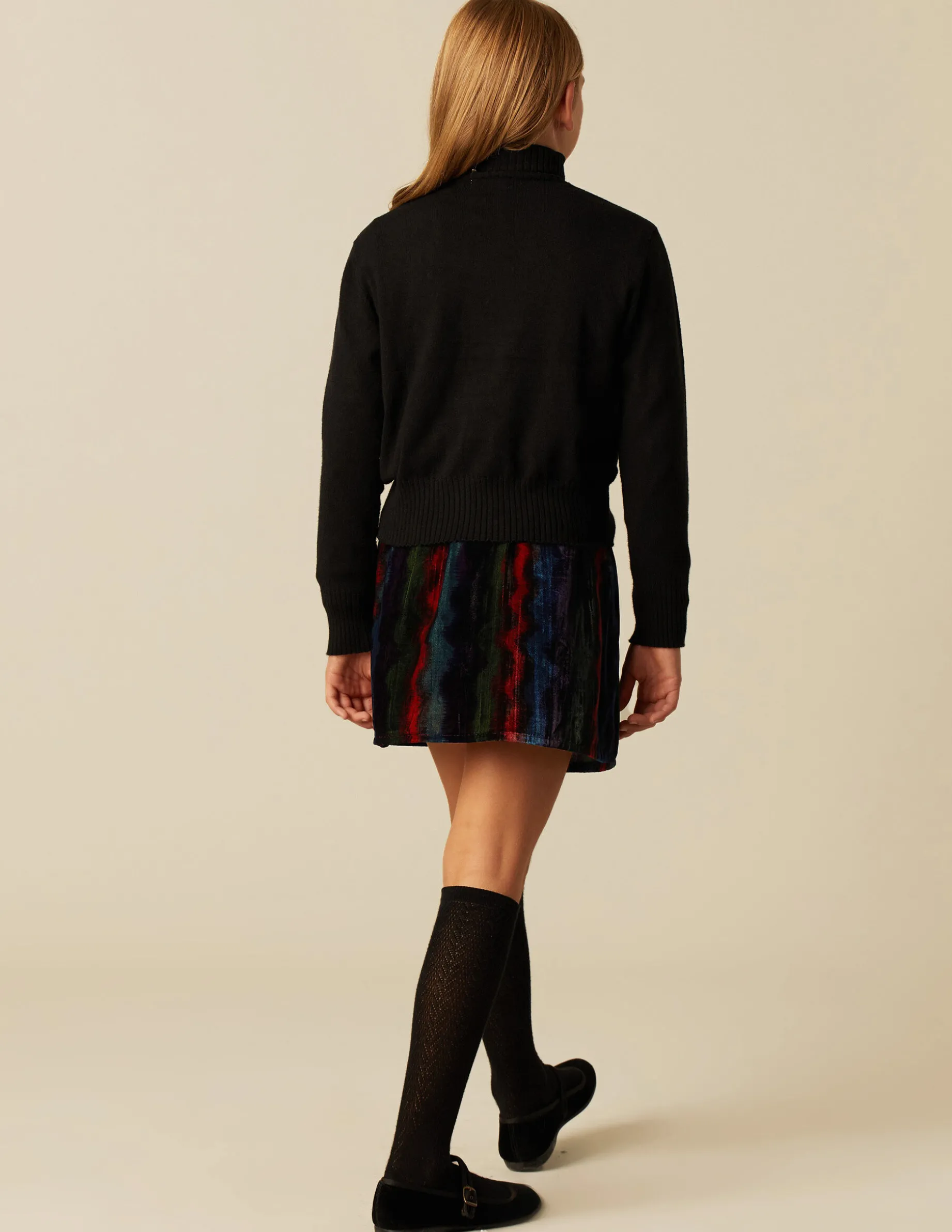 Shop NÍCOLI JERSEY CUELLO VUELTO PUNTO NEGRO Negros