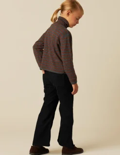 Best Sale NÍCOLI JERSEY CUELLO VUELTO RAYAS MARRÓN/MARENGO Marrones