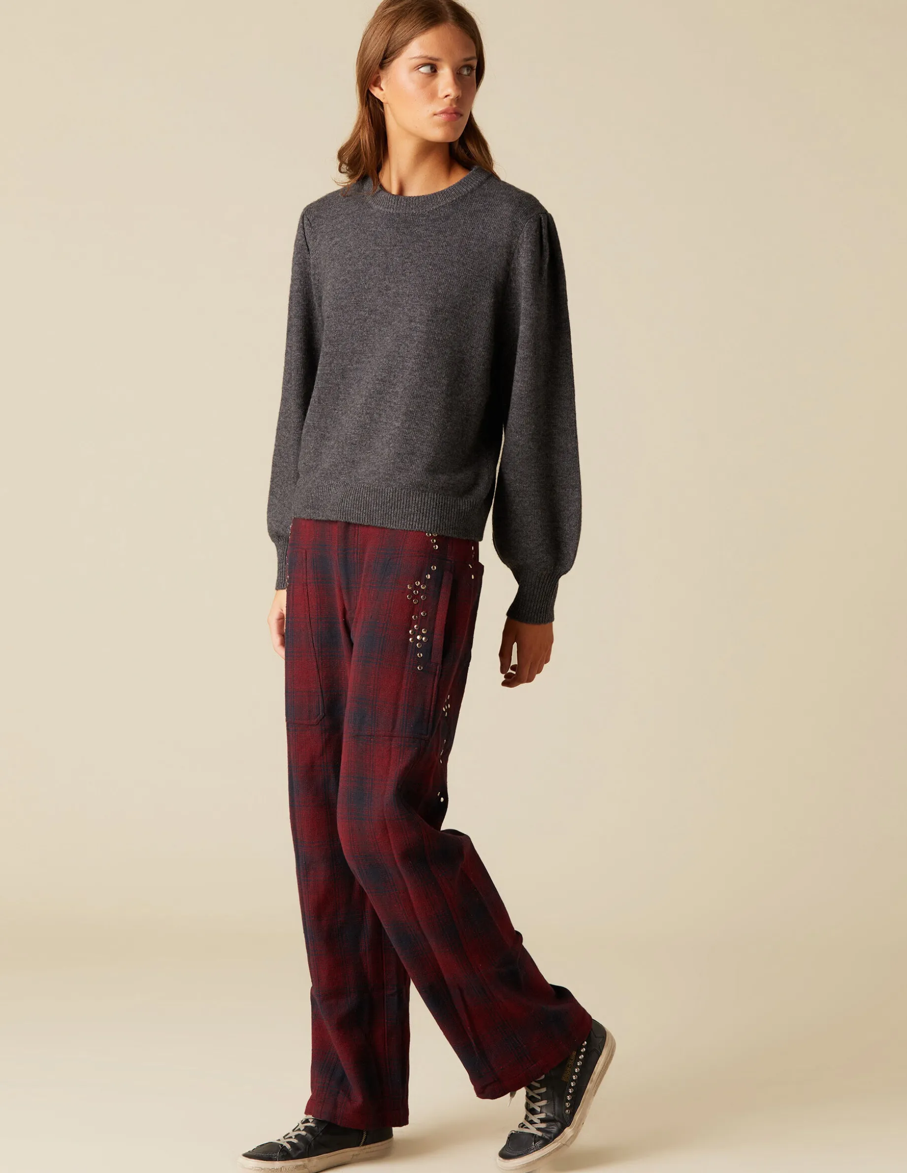 Best NÍCOLI JERSEY GRIS MARENGO MANGA FAROL Grises