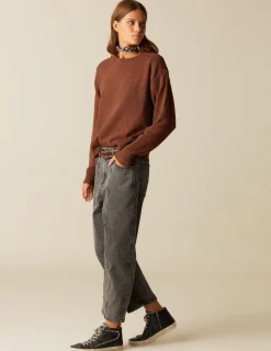 Online NÍCOLI JERSEY PUNTO BOTONES MARRÓN Marrones