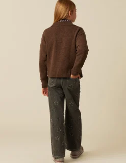 Online NÍCOLI JERSEY PUNTO LAZO MARRÓN Marrones