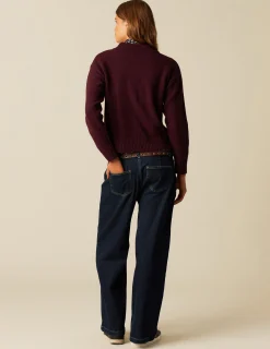 Hot NÍCOLI JERSEY PUNTO LAZO MORA Morados