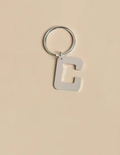 Store NÍCOLI LLAVERO 'C' PLATEADO Metalizados