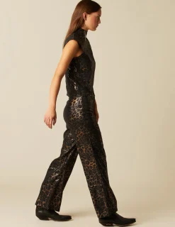Store NÍCOLI PANTALÓN ANIMAL PRINT BRILLO Metalizados