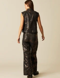 Store NÍCOLI PANTALÓN ANIMAL PRINT BRILLO Metalizados