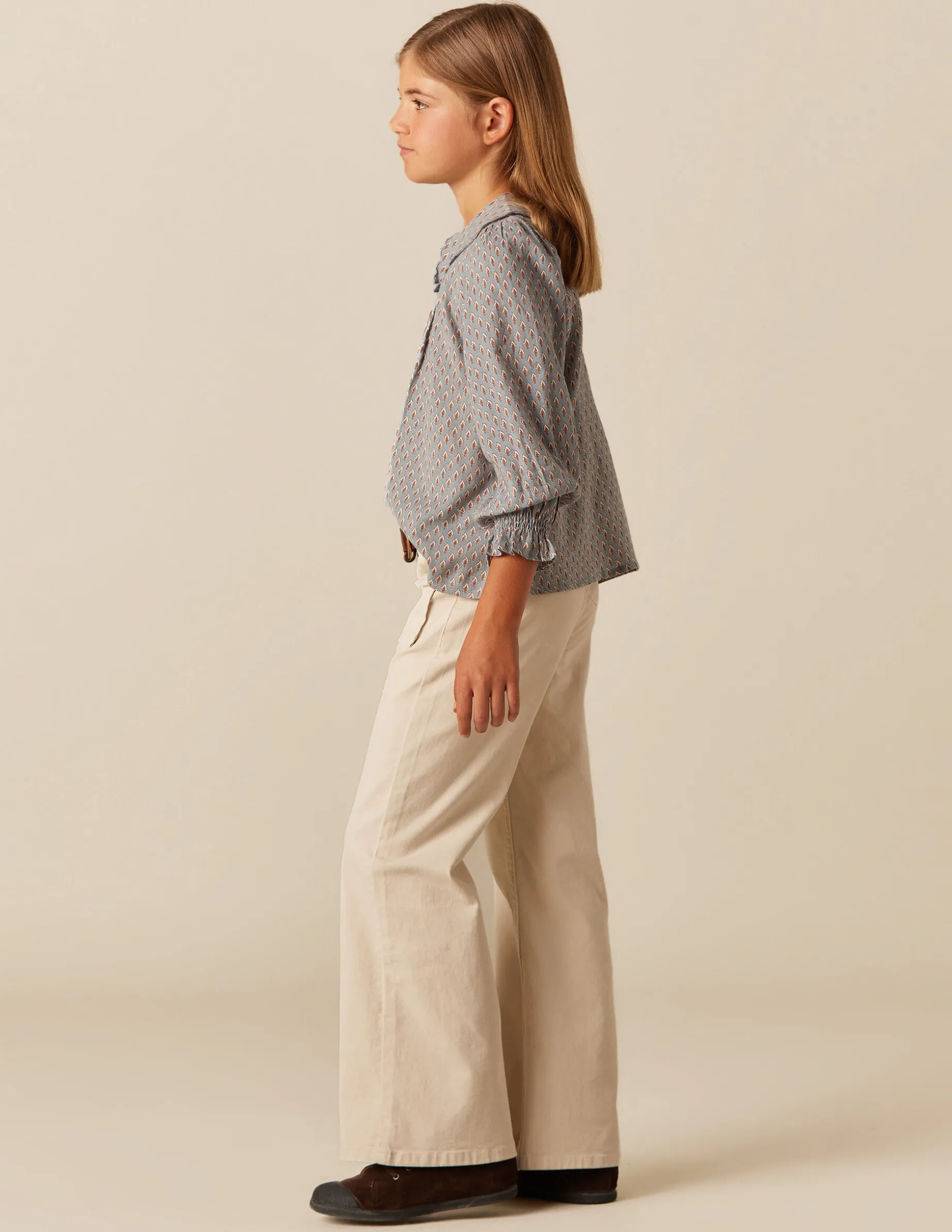 Shop NÍCOLI PANTALÓN TAPETA BOLSILLOS Arena