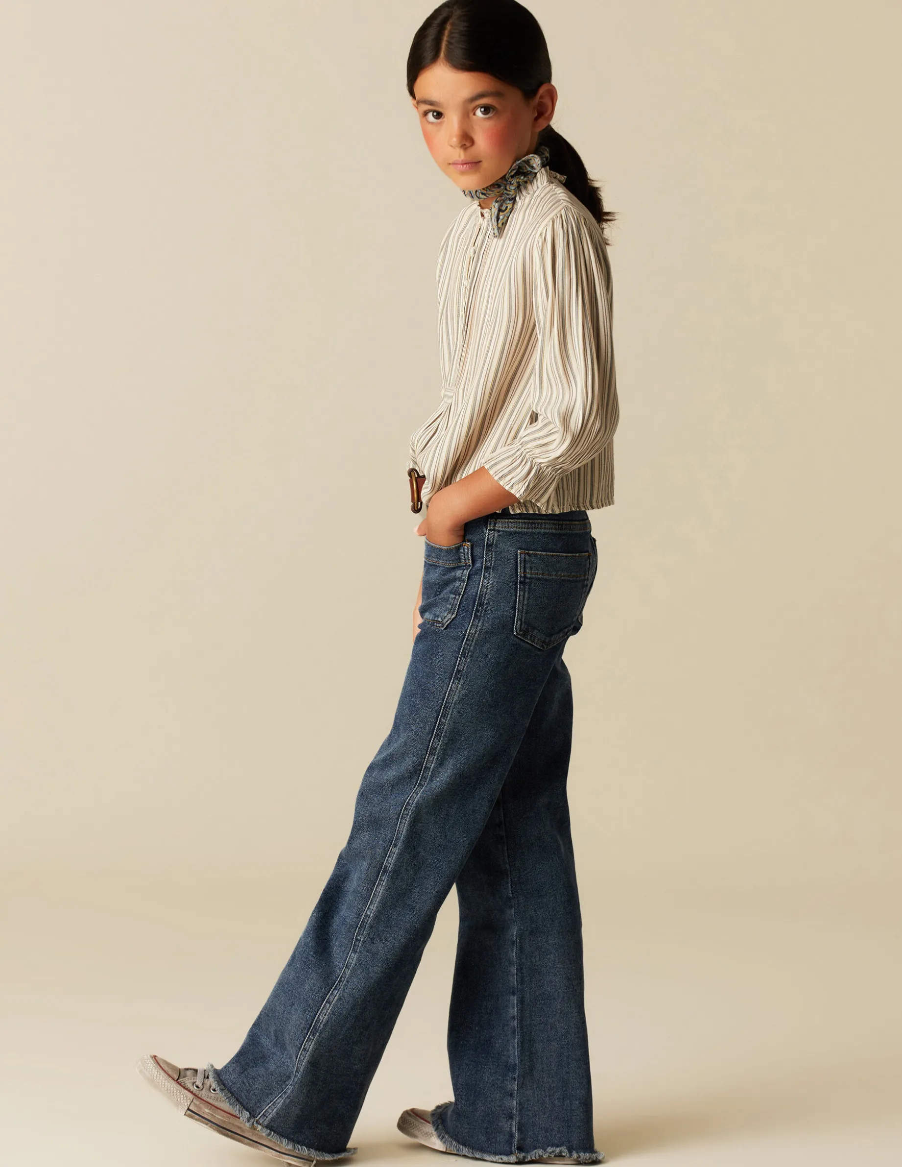 Online NÍCOLI PANTALÓN BOLSILLOS VAQUERO Azulvaquero