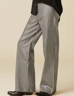 New NÍCOLI PANTALÓN BRILLO RAYADO Metalizados