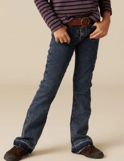 Clearance NÍCOLI PANTALÓN CAMPANA VAQUERO Azulvaquero