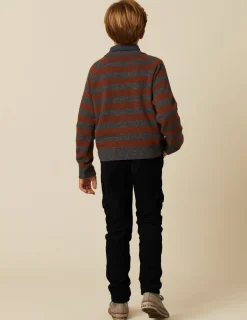 Cheap NÍCOLI PANTALÓN CARGO LARGO PANA AZUL Grisesantracitas