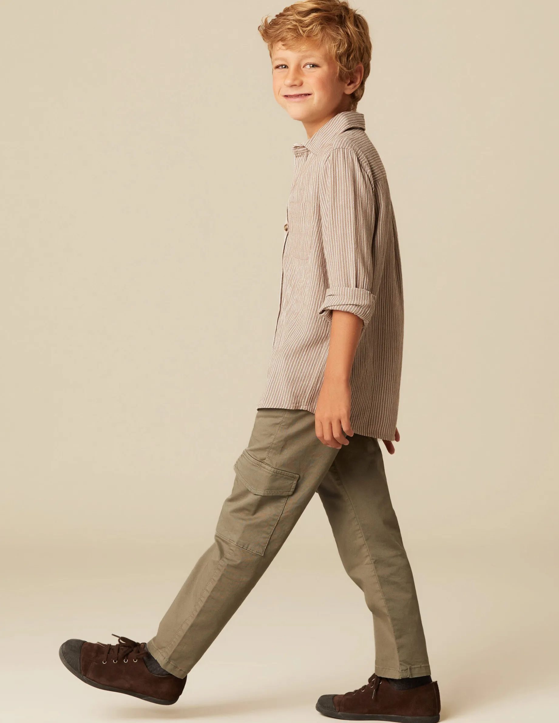 Best NÍCOLI PANTALÓN CARGO LARGO VERDE Verdesoscuros