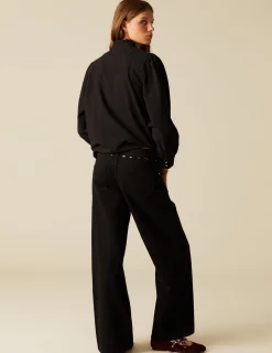 Best NÍCOLI PANTALÓN DENIM TACHUELAS Negros