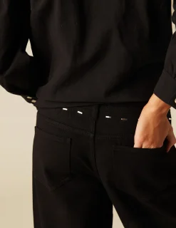 Best NÍCOLI PANTALÓN DENIM TACHUELAS Negros