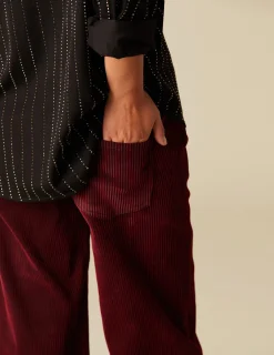New NÍCOLI PANTALÓN DENIM/PANA Rojos