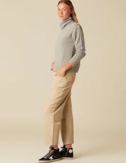 Best Sale NÍCOLI PANTALÓN PANA ARENA ZIG ZAG Crudos