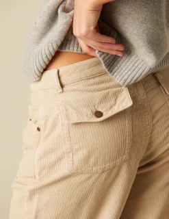 Best Sale NÍCOLI PANTALÓN PANA ARENA ZIG ZAG Crudos