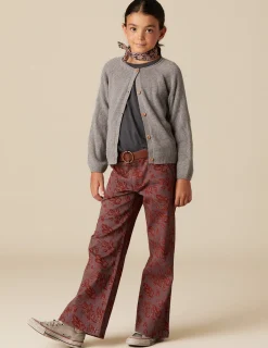 Flash Sale NÍCOLI PANTALÓN PRINT CONTRASTE Granate