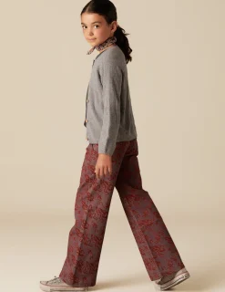 Flash Sale NÍCOLI PANTALÓN PRINT CONTRASTE Granate