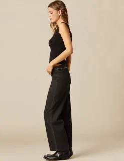 Clearance NÍCOLI PANTALÓN TACHUELAS CANESÚ ANTRACITA Grisesantracitas