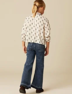 Online NÍCOLI PANTALÓN WIDE LEG VAQUERO Azulvaquero