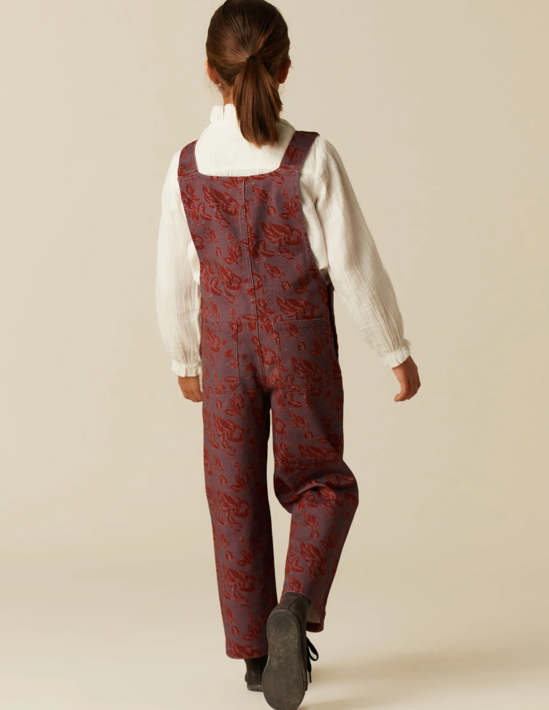 New NÍCOLI PETO PRINT CONTRASTE Granate