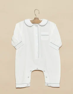 Shop NÍCOLI PIJAMA BEBé CONTRASTE AZUL Azules