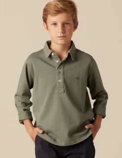 Outlet NÍCOLI POLO VERDE OSCURO NN Verdesoscuros