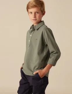 Outlet NÍCOLI POLO VERDE OSCURO NN Verdesoscuros