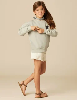 Discount NÍCOLI SUDADERA SKATE GRIS Grisesclaros