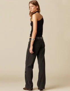 Clearance NÍCOLI TOP ASIMéTRICO ABERTURA ESCOTE NEGRO Negros