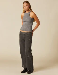 Discount NÍCOLI TOP CANALé PLATEADO Metalizados