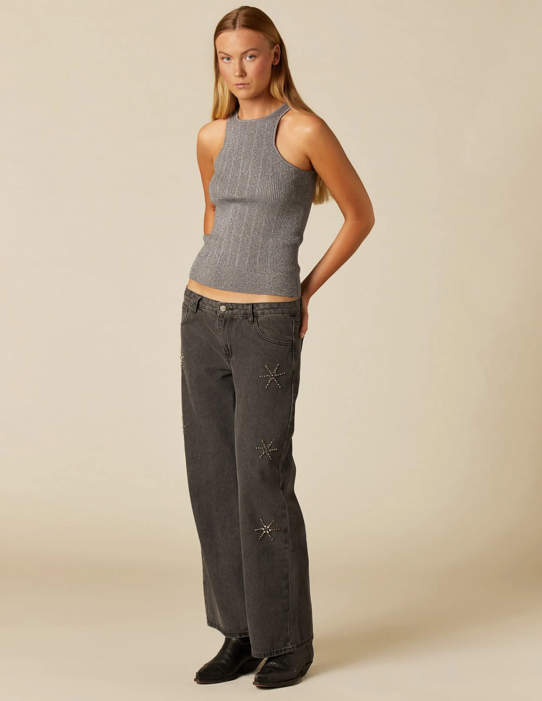 Discount NÍCOLI TOP CANALé PLATEADO Metalizados