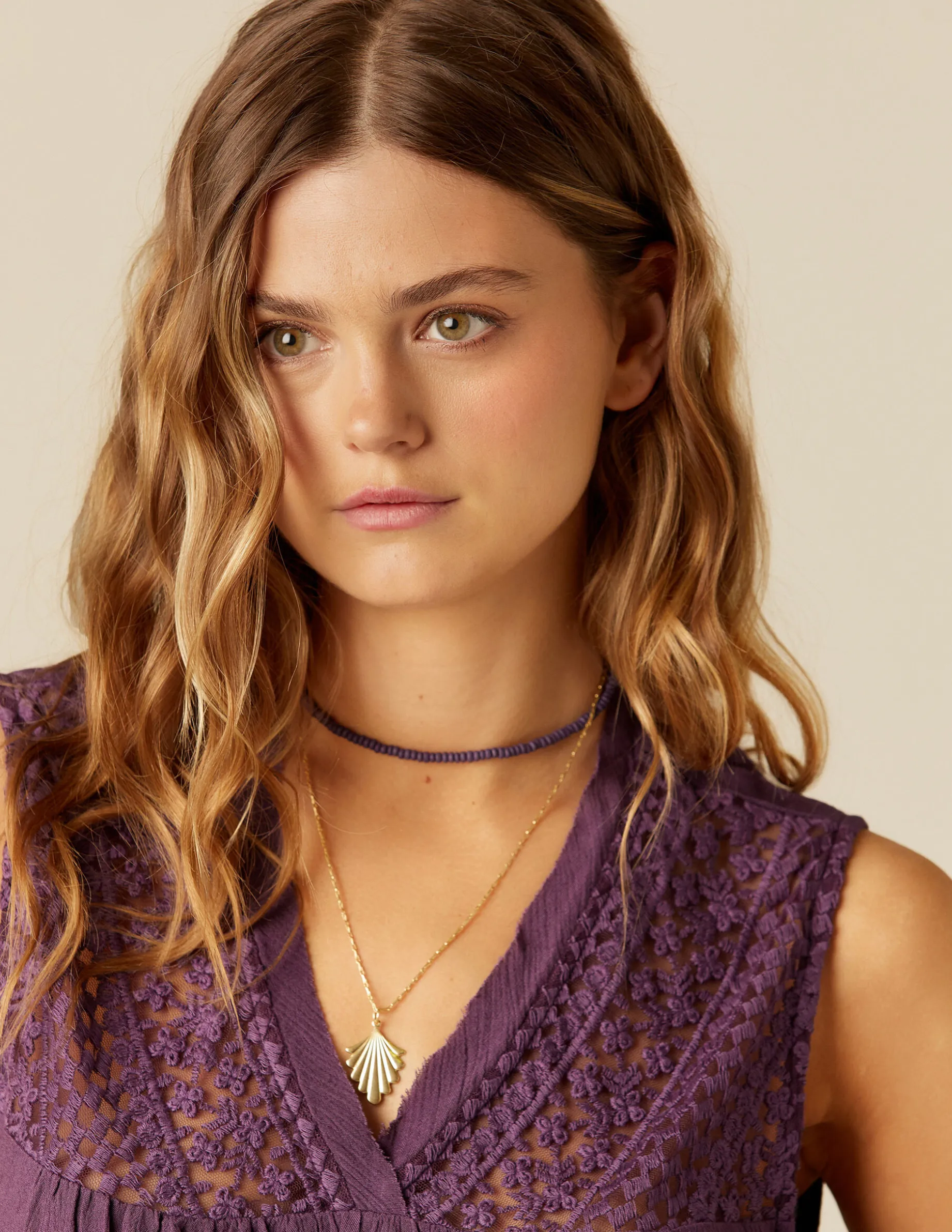 Best Sale NÍCOLI TOP ENCAJES MORA Morados