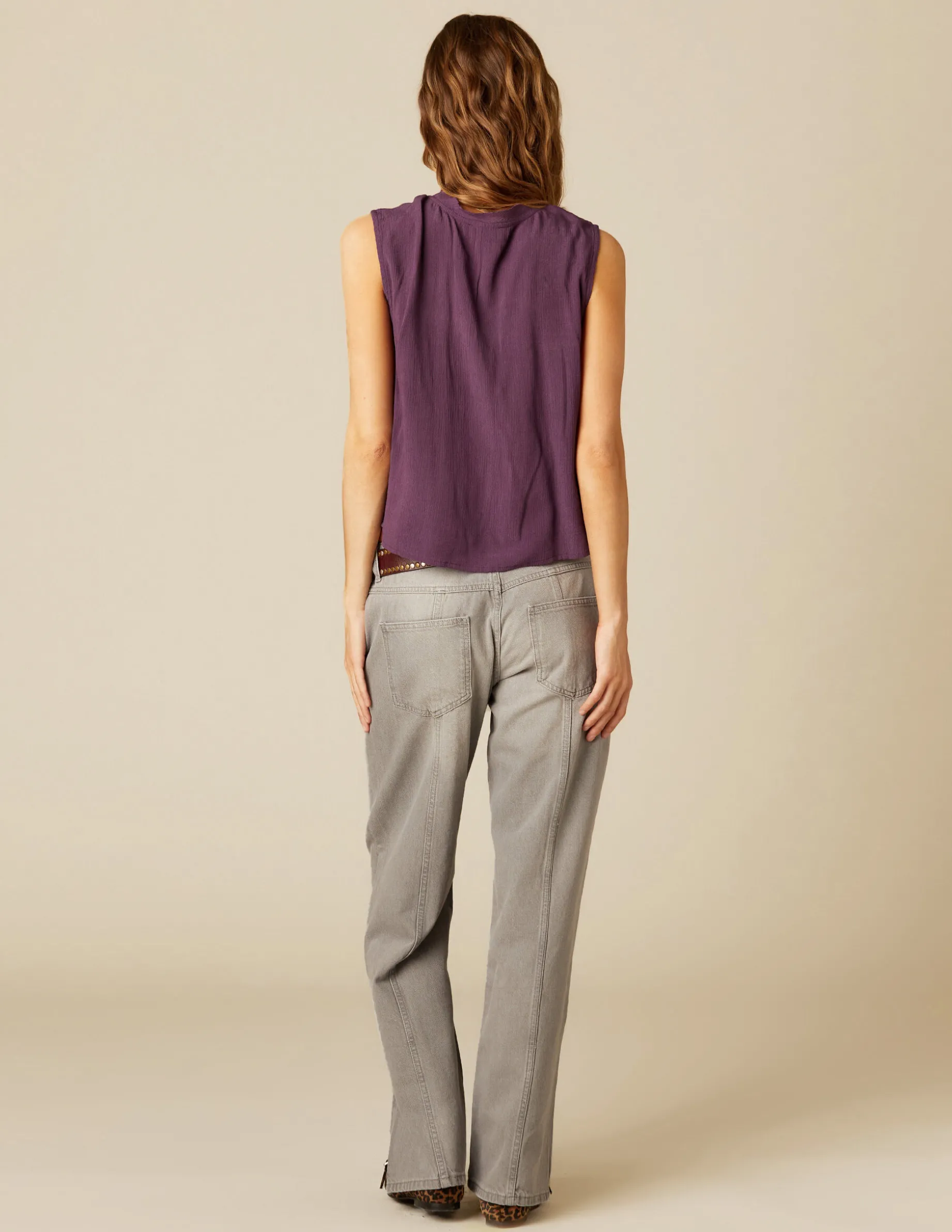 Best Sale NÍCOLI TOP ENCAJES MORA Morados