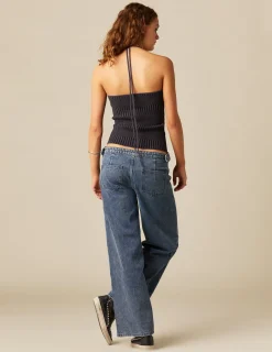 Store NÍCOLI TOP TIRANTES NEGRO Y AZUL CANALé Azules