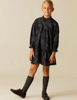 Flash Sale NÍCOLI VESTIDO CONTRASTE ANTRACITA Grisesantracitas