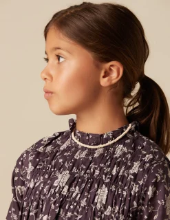 Store NÍCOLI VESTIDO FLOR INDIA MORA Morados