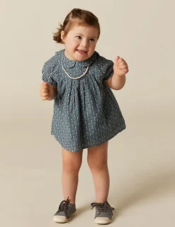 Sale NÍCOLI VESTIDO FLOR RAMITO AZUL Azules