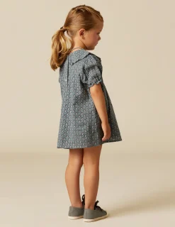 Flash Sale NÍCOLI VESTIDO FLOR RAMITO AZUL Azules