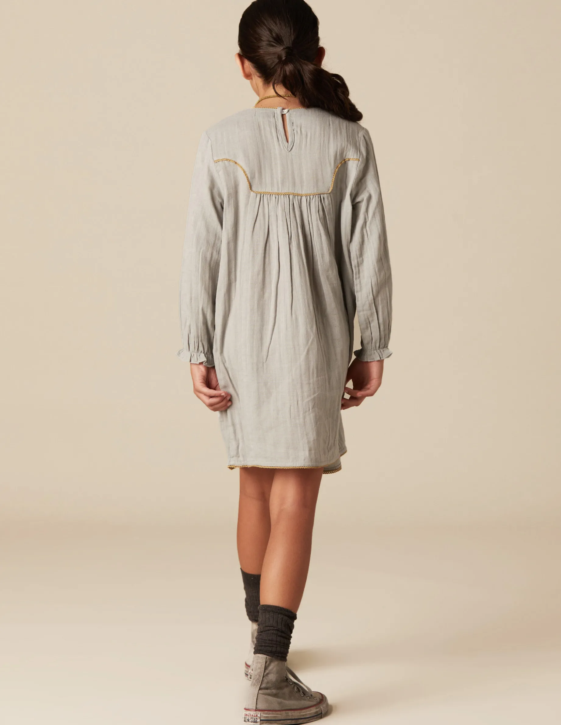 Best Sale NÍCOLI VESTIDO éTNICO Grisesclaros